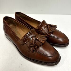 FULLY RESOLED Polo Ralph Lauren Tassel Kiltie Loafer Brown Bench Made Italy 8.5